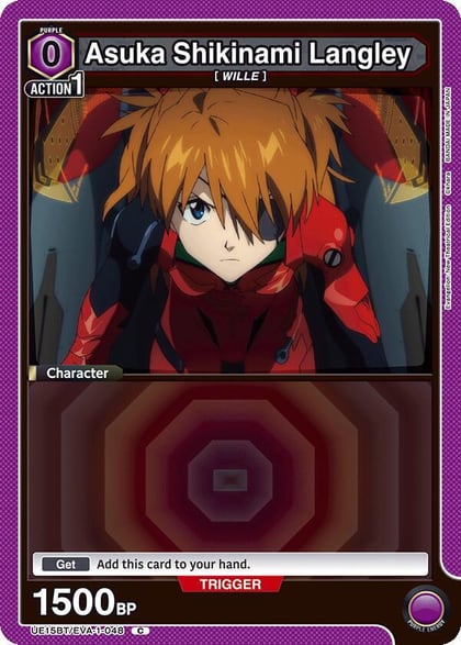 Asuka Shikinami Langley (048) (Box Topper Foil), UE15BT: Evangelion: New Theatrical Edition UE15BT/EVA-1-048