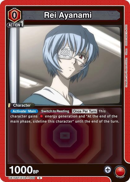 Rei Ayanami (069) (Box Topper Foil), UE15BT: Evangelion: New Theatrical Edition UE15BT/EVA-1-069