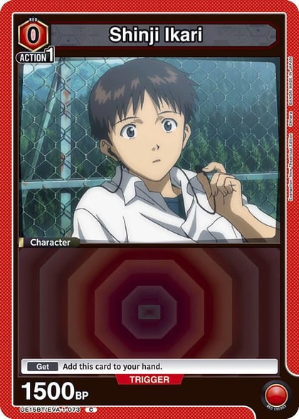 Shinji Ikari (073) (Box Topper Foil), UE15BT: Evangelion: New Theatrical Edition UE15BT/EVA-1-073