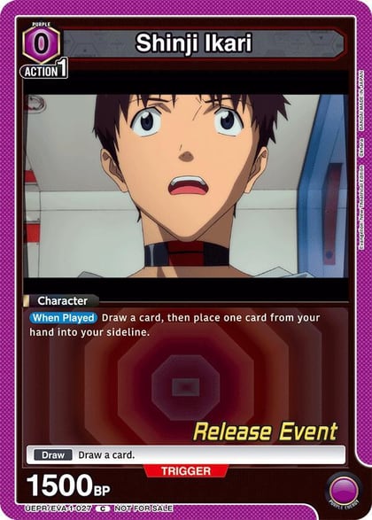 Shinji Ikari (027), UE15BT: Evangelion: New Theatrical Edition Release Event Cards UEPR/EVA-1-027