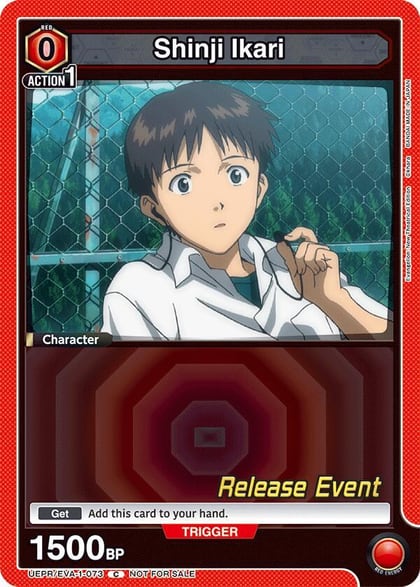 Shinji Ikari (073), UE15BT: Evangelion: New Theatrical Edition Release Event Cards UEPR/EVA-1-073