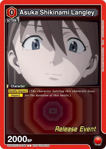 Asuka Shikinami Langley (086), UE15BT: Evangelion: New Theatrical Edition Release Event Cards UEPR/EVA-1-086