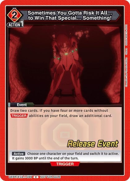 Sometimes You Gotta Risk It All... to Win That Special... Something!, UE15BT: Evangelion: New Theatrical Edition Release Event Cards UEPR/EVA-1-099