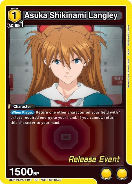 Asuka Shikinami Langley (011), UE15BT: Evangelion: New Theatrical Edition Release Event Cards UEPR/EVA-1-011