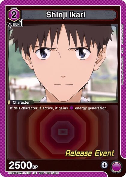 Shinji Ikari (029), UE15BT: Evangelion: New Theatrical Edition Release Event Cards UEPR/EVA-1-029