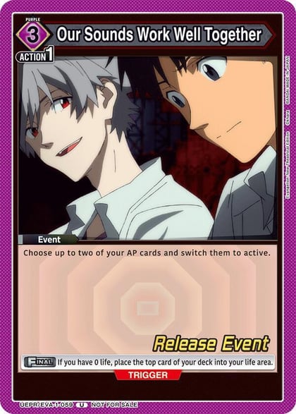 Our Sounds Work Well Together, UE15BT: Evangelion: New Theatrical Edition Release Event Cards UEPR/EVA-1-059