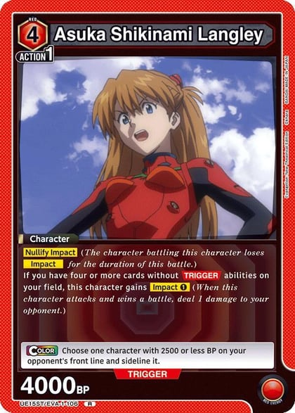 Asuka Shikinami Langley (106), UE15ST: Evangelion: New Theatrical Edition Starter Deck UE15ST/EVA-1-106