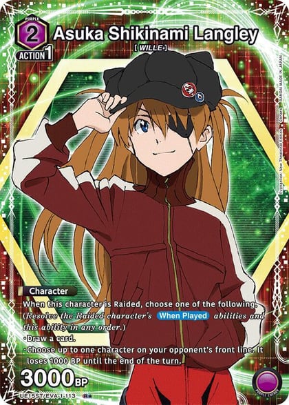 Asuka Shikinami Langley (113) (R*), UE15ST: Evangelion: New Theatrical Edition Starter Deck UE15ST/EVA-1-113