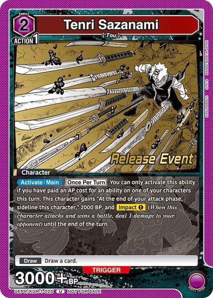 Tenri Sazanami, UE16BT: KAGURABACHI Release Event Cards UEPR/KGR-1-025