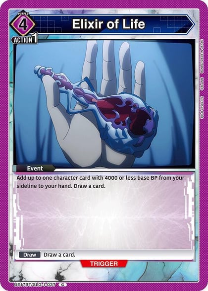 Elixir of Life, UE17BT: SOLO LEVELING UE17BT/SLG-1-037