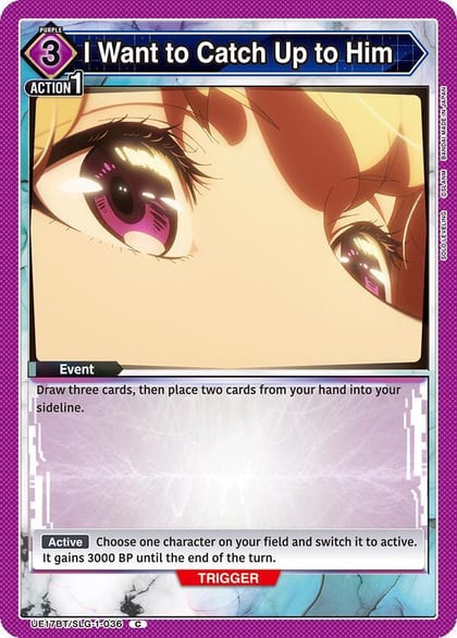I Want to Catch Up to Him, UE17BT: SOLO LEVELING UE17BT/SLG-1-036
