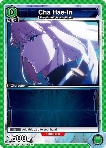 Cha Hae-in (055) (Box Topper Foil), UE17BT: SOLO LEVELING UE17BT/SLG-1-055
