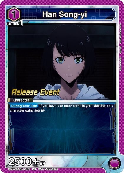 Han Song-yi (001), UE17BT: SOLO LEVELING Release Event Cards UE17BT/SLG-1-001