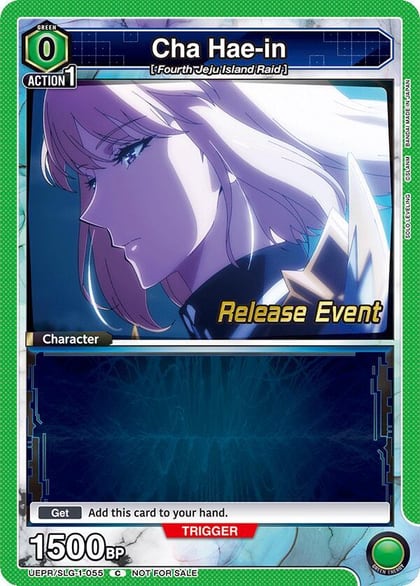 Cha Hae-in (055), UE17BT: SOLO LEVELING Release Event Cards UE17BT/SLG-1-055