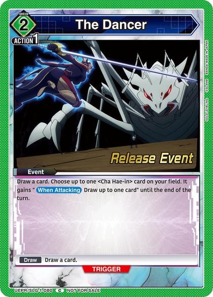 The Dancer, UE17BT: SOLO LEVELING Release Event Cards UE17BT/SLG-1-080