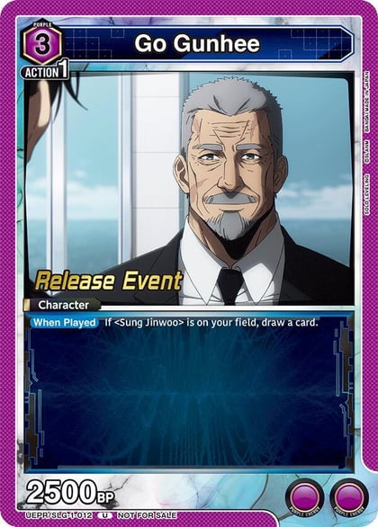 Go Gunhee, UE17BT: SOLO LEVELING Release Event Cards UE17BT/SLG-1-012