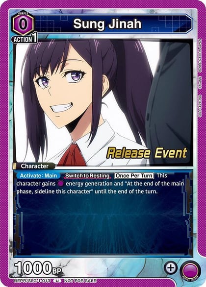 Sung Jinah (013), UE17BT: SOLO LEVELING Release Event Cards UE17BT/SLG-1-013