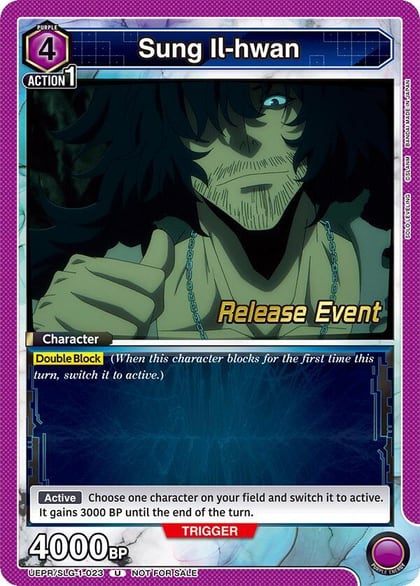Sung Il-hwan, UE17BT: SOLO LEVELING Release Event Cards UE17BT/SLG-1-023