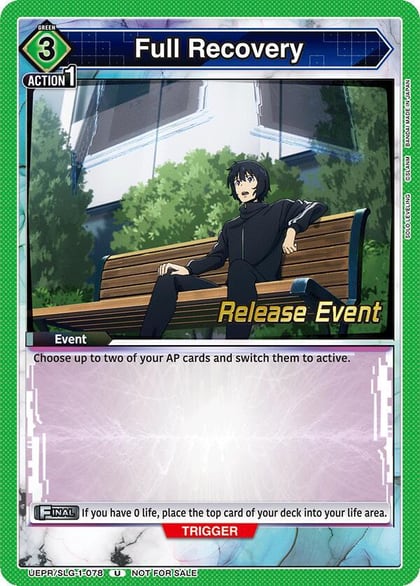 Full Recovery, UE17BT: SOLO LEVELING Release Event Cards UE17BT/SLG-1-078