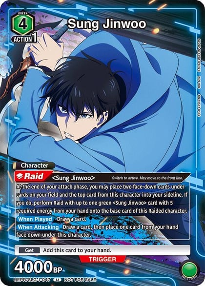Sung Jinwoo (047) (Release Event Participation), UE17BT: SOLO LEVELING Release Event Cards UE17BT/SLG-1-047