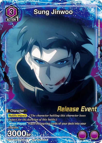 Sung Jinwoo (016) (Release Event Participation), UE17BT: SOLO LEVELING Release Event Cards UE17BT/SLG-1-016
