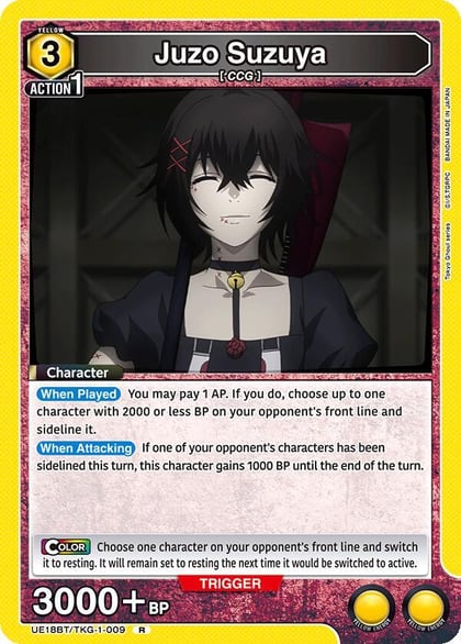 Juzo Suzuya (009), UE18BT: Tokyo Ghoul UE18BT/TKG-1-009