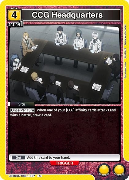 CCG Headquarters, UE18BT: Tokyo Ghoul UE18BT/TKG-1-027