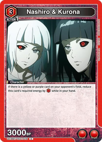 Nashiro & Kurona, UE18BT: Tokyo Ghoul UE18BT/TKG-1-076