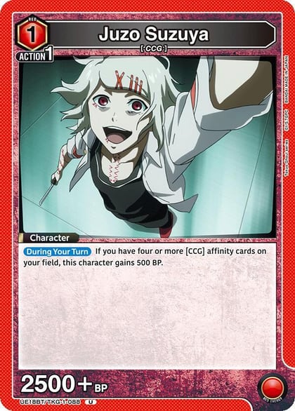 Juzo Suzuya (088), UE18BT: Tokyo Ghoul UE18BT/TKG-1-088