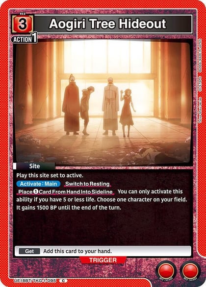 Aogiri Tree Hideout, UE18BT: Tokyo Ghoul UE18BT/TKG-1-095