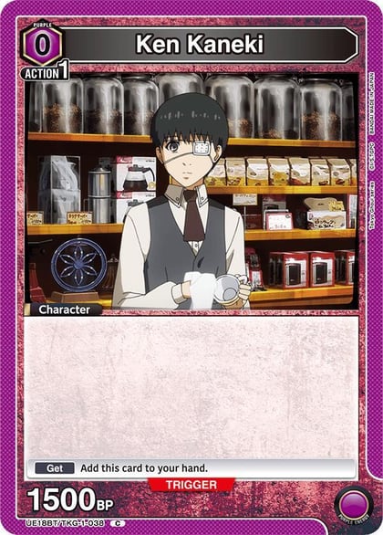 Ken Kaneki (Box Topper Foil), UE18BT: Tokyo Ghoul UE18BT/TKG-1-038