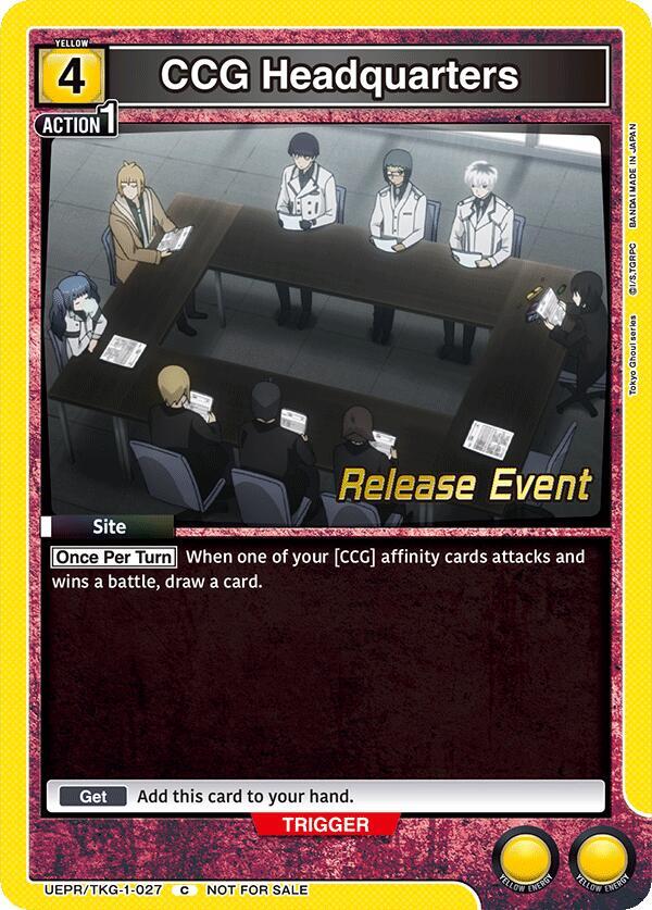 CCG Headquarters, UE18BT: Tokyo Ghoul Release Event Cards UEPR/TKG-1-027