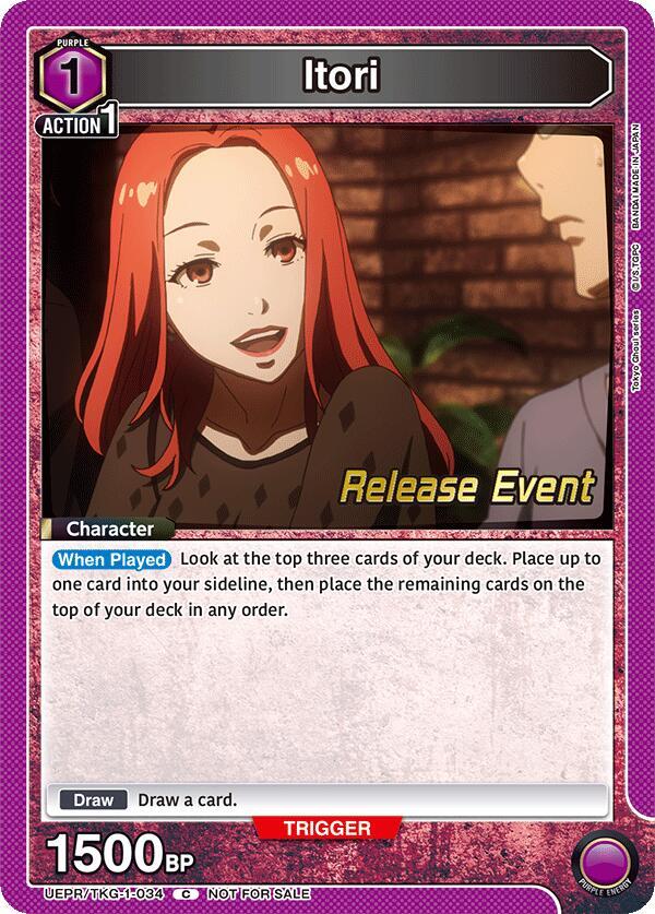 Itori, UE18BT: Tokyo Ghoul Release Event Cards UEPR/TKG-1-034