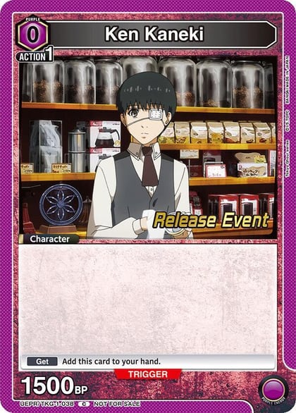 Ken Kaneki (038), UE18BT: Tokyo Ghoul Release Event Cards UEPR/TKG-1-038