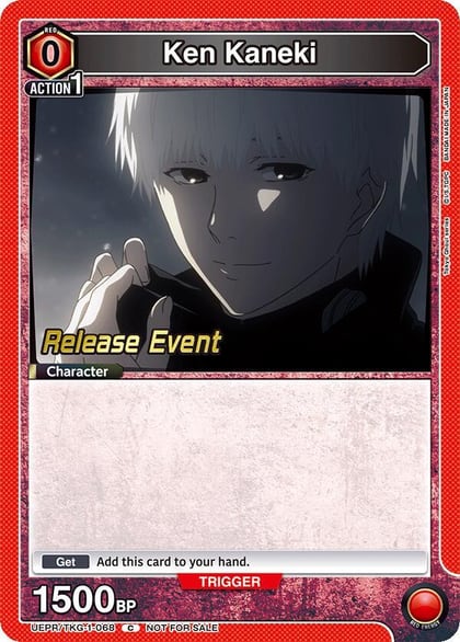 Ken Kaneki (068), UE18BT: Tokyo Ghoul Release Event Cards UEPR/TKG-1-068