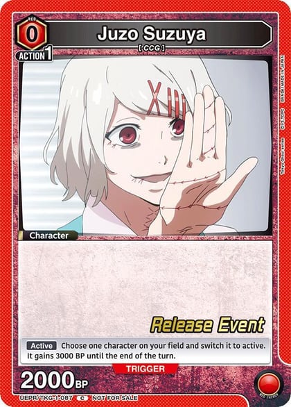 Juzo Suzuya (087), UE18BT: Tokyo Ghoul Release Event Cards UEPR/TKG-1-087