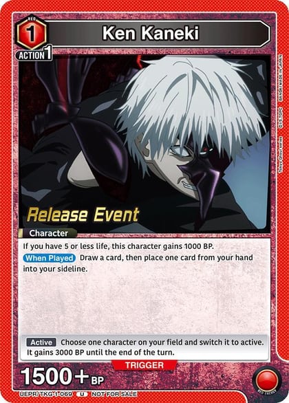 Ken Kaneki (069), UE18BT: Tokyo Ghoul Release Event Cards UEPR/TKG-1-069
