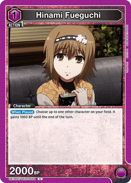 Hinami Fueguchi, UE18ST: Tokyo Ghoul Starter Deck UE18ST/TKG-1-054