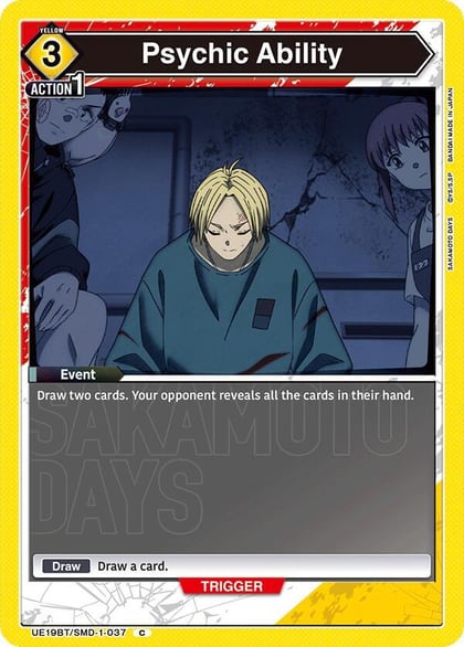 Psychic Ability, UE19BT: SAKAMOTO DAYS UE19BT/SMD-1-037