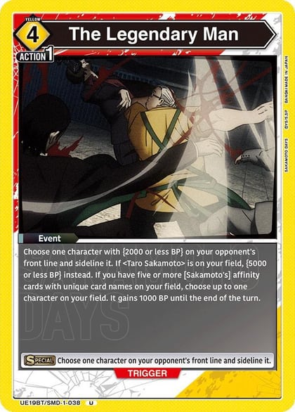 The Legendary Man, UE19BT: SAKAMOTO DAYS UE19BT/SMD-1-038