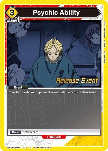 Psychic Ability, UE19BT: SAKAMOTO DAYS Release Event Cards UE19BT/SMD-1-037