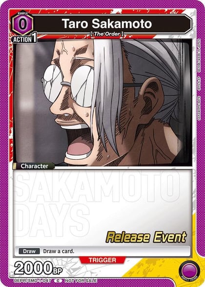 Taro Sakamoto (047), UE19BT: SAKAMOTO DAYS Release Event Cards UE19BT/SMD-1-047