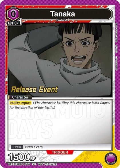 Tanaka, UE19BT: SAKAMOTO DAYS Release Event Cards UE19BT/SMD-1-070