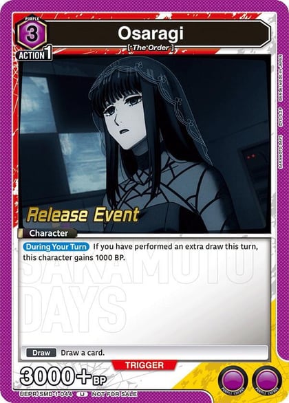 Osaragi (044), UE19BT: SAKAMOTO DAYS Release Event Cards UE19BT/SMD-1-044