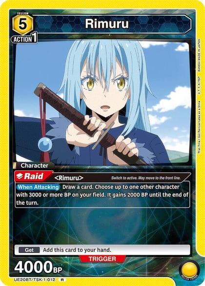 Rimuru (012), UE20BT: That Time I Got Reincarnated as a Slime UE20BT/TSK-1-012