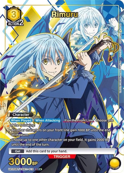 Rimuru (013) (SR*), UE20BT: That Time I Got Reincarnated as a Slime UE20BT/TSK-1-013