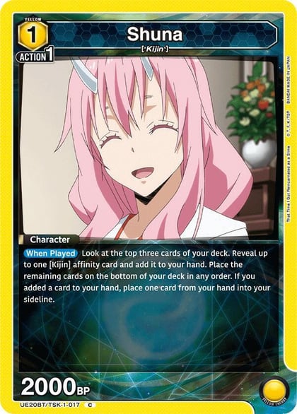 Shuna (017), UE20BT: That Time I Got Reincarnated as a Slime UE20BT/TSK-1-017
