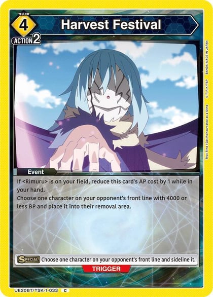 Harvest Festival, UE20BT: That Time I Got Reincarnated as a Slime UE20BT/TSK-1-033