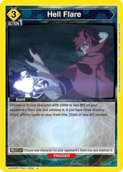Hell Flare, UE20BT: That Time I Got Reincarnated as a Slime UE20BT/TSK-1-034