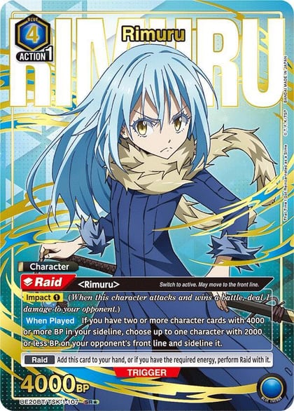 Rimuru (107) (SR*), UE20BT: That Time I Got Reincarnated as a Slime UE20BT/TSK-1-107